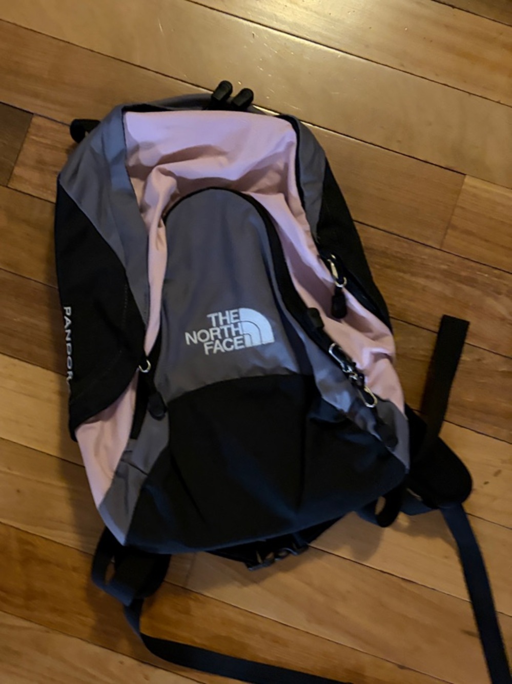 The North Face Black, Gray & Pink Daypack